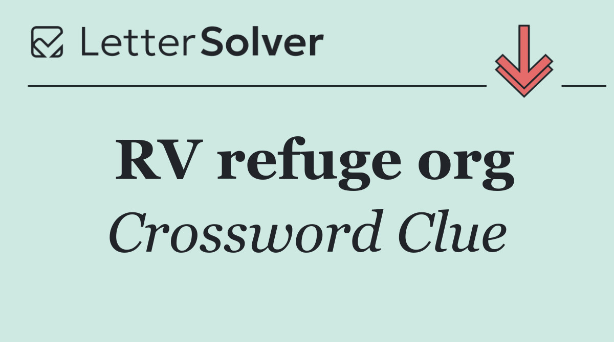 RV refuge org