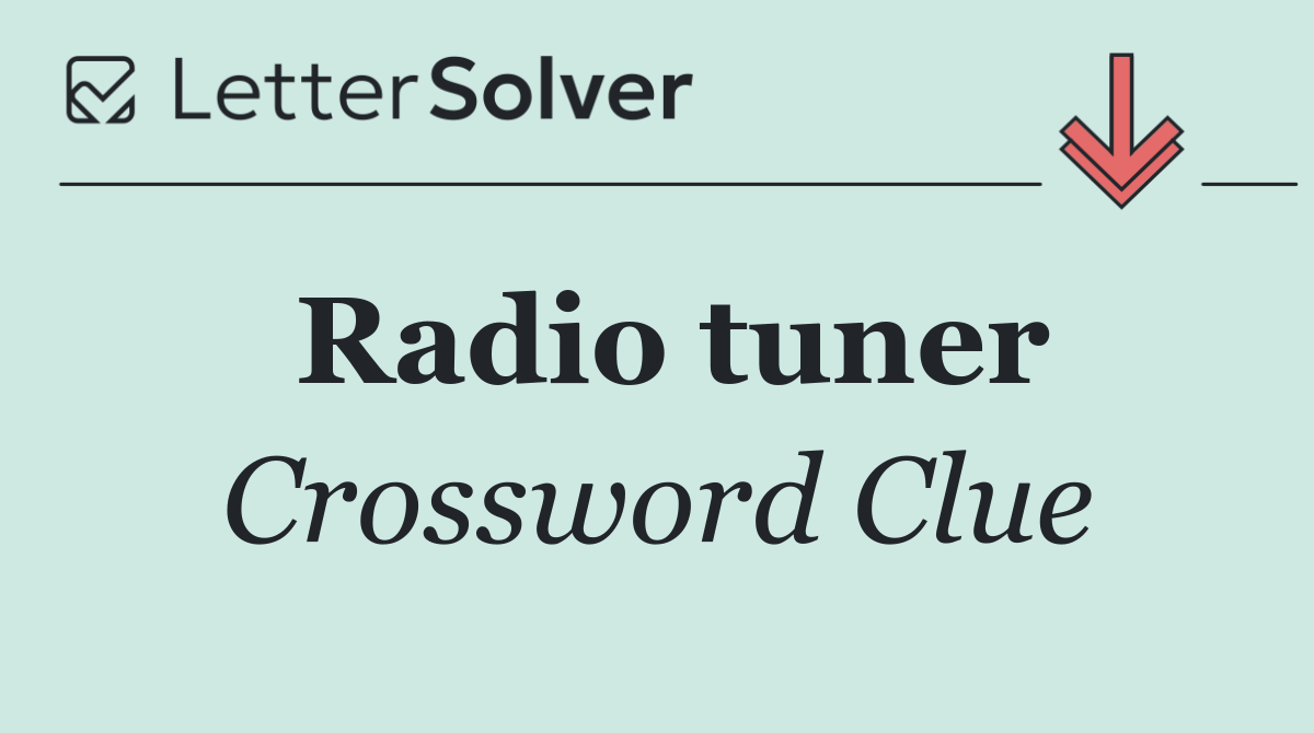 Radio tuner