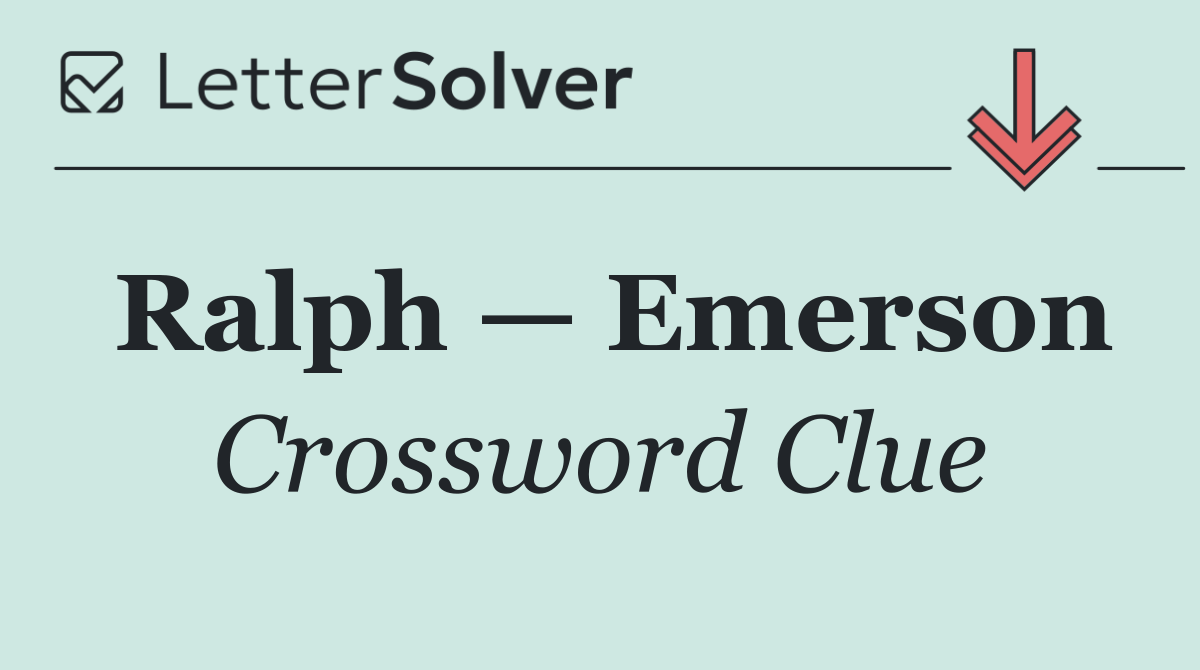 Ralph — Emerson
