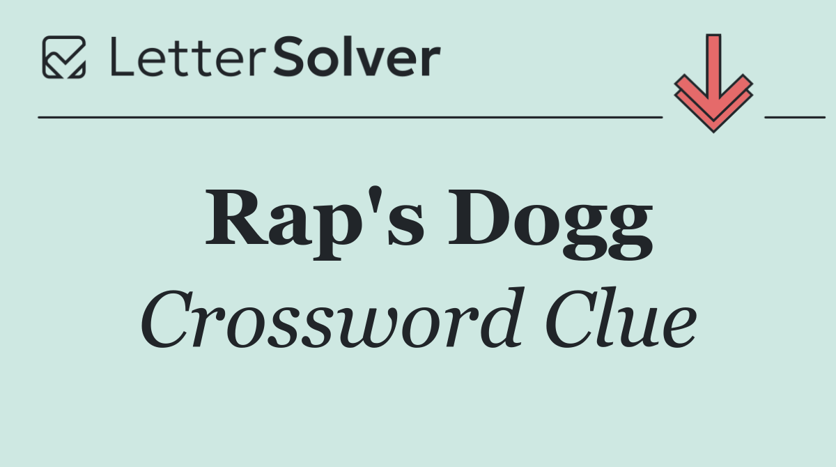 Rap's Dogg