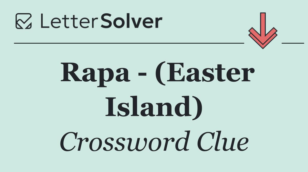 Rapa   (Easter Island)