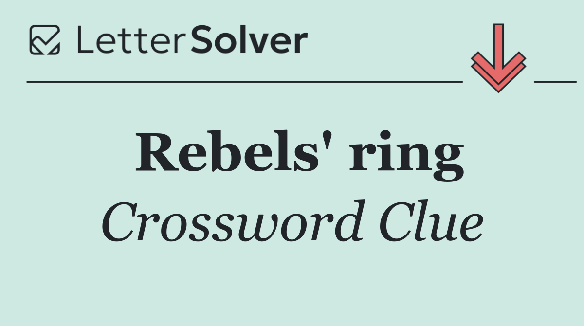 Rebels' ring