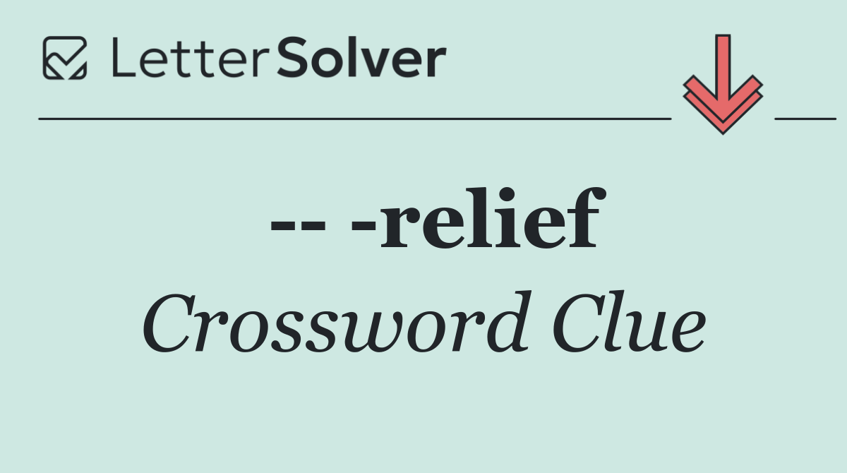     relief