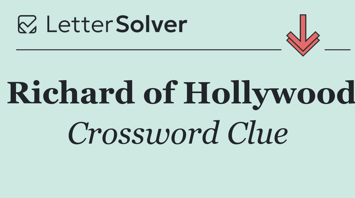 Richard of Hollywood