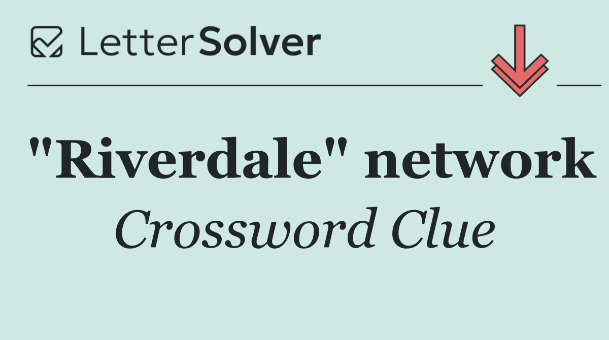"Riverdale" network