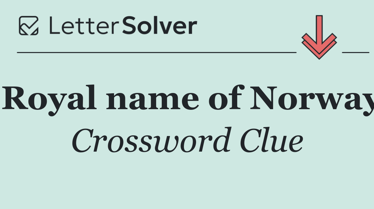 Royal name of Norway