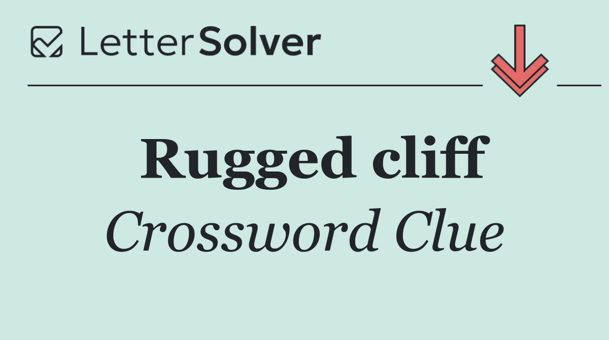 Rugged cliff