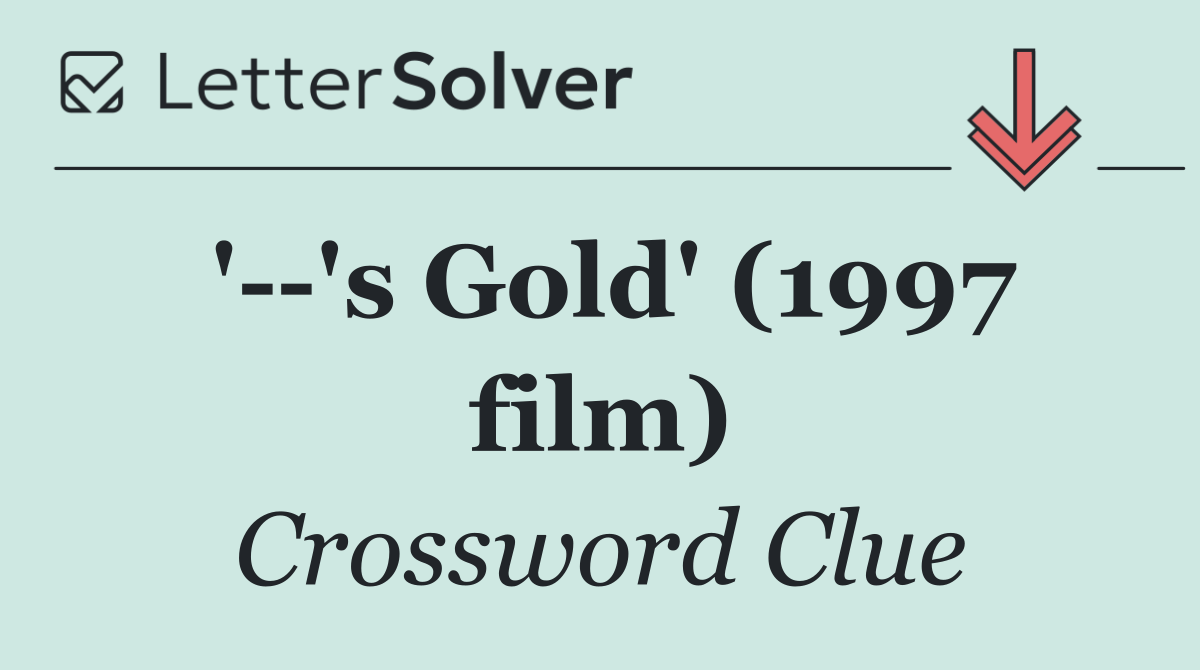 '  's Gold' (1997 film)