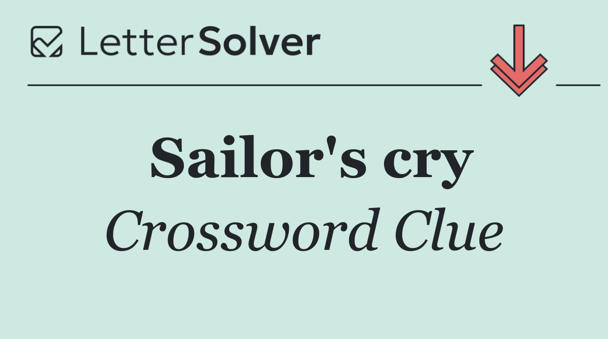 Sailor's cry