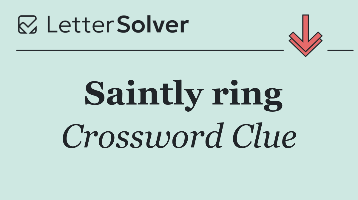Saintly ring