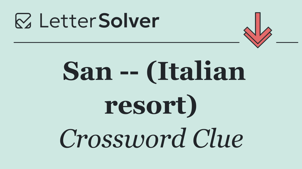 San    (Italian resort)