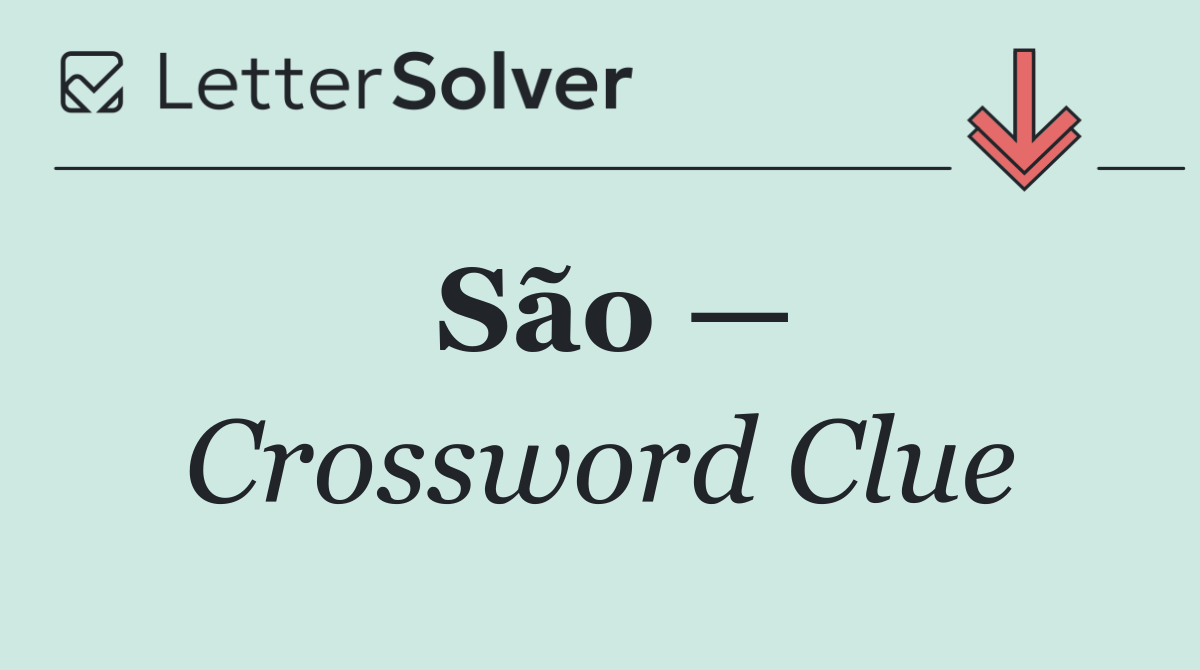 São —