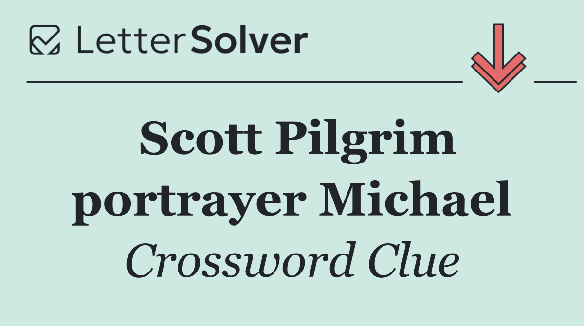 Scott Pilgrim portrayer Michael