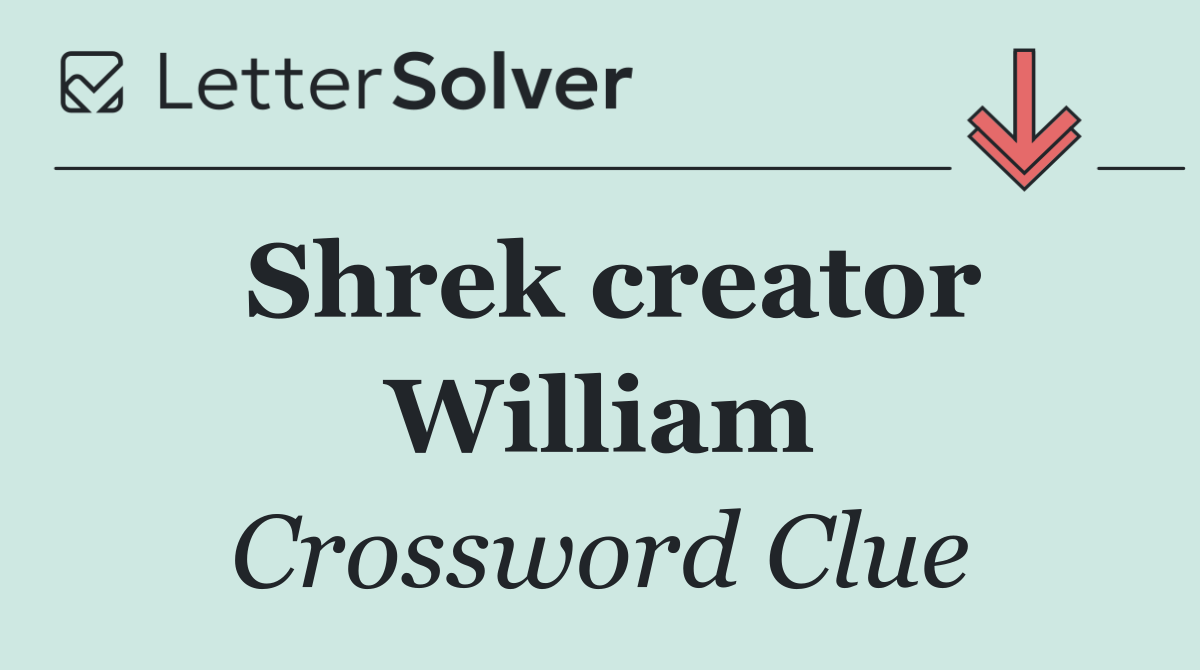 Shrek creator William