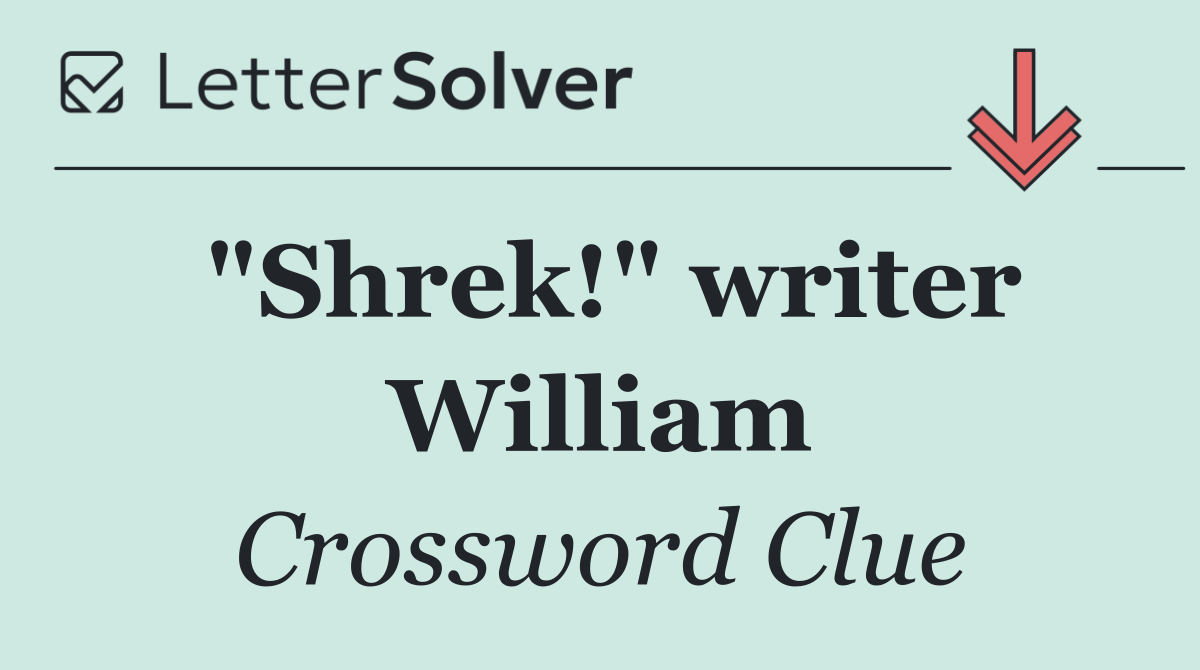 "Shrek!" writer William