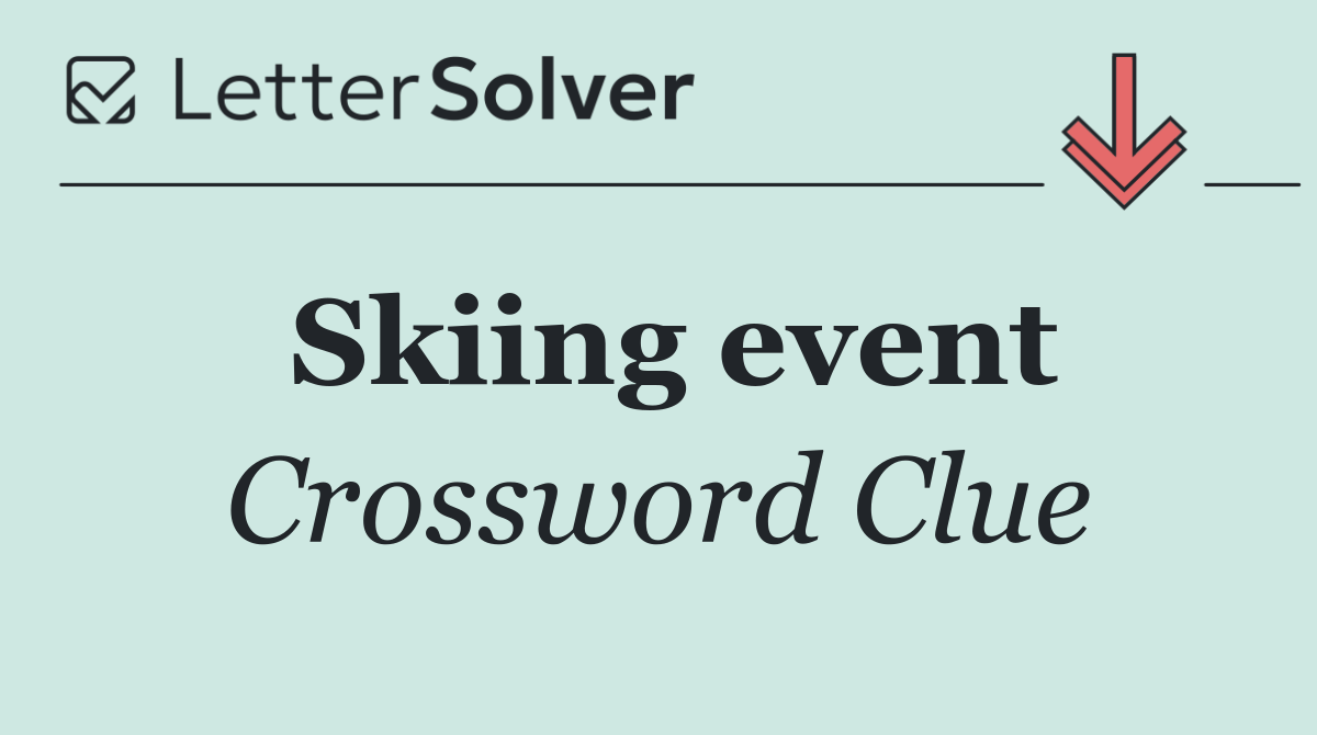 Skiing event