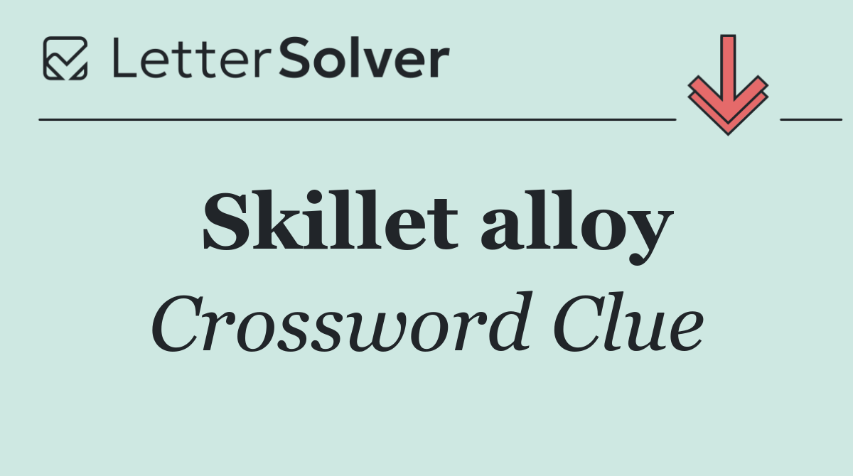 Skillet alloy
