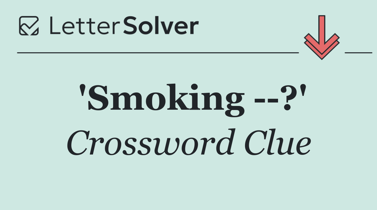 'Smoking   ?'