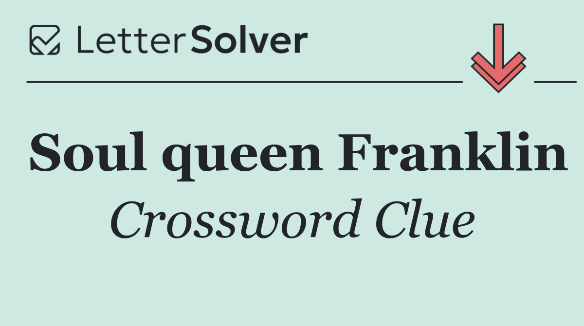 Soul queen Franklin
