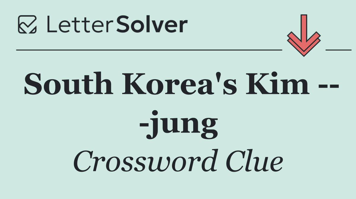 South Korea's Kim     jung