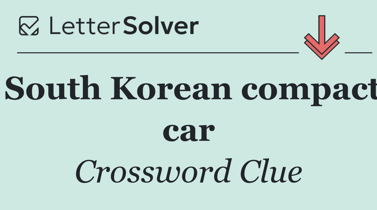South Korean compact car