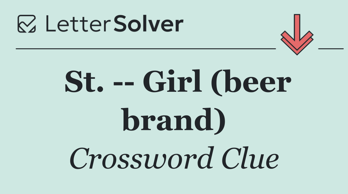 St.    Girl (beer brand)