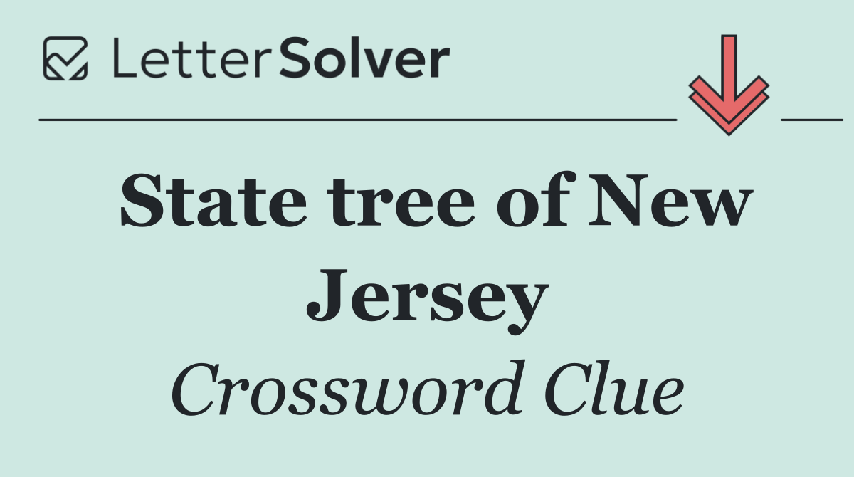 State tree of New Jersey