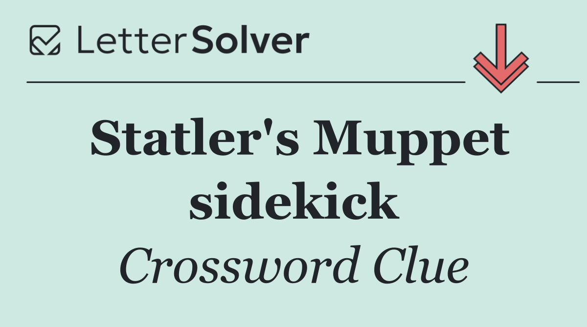 Statler's Muppet sidekick