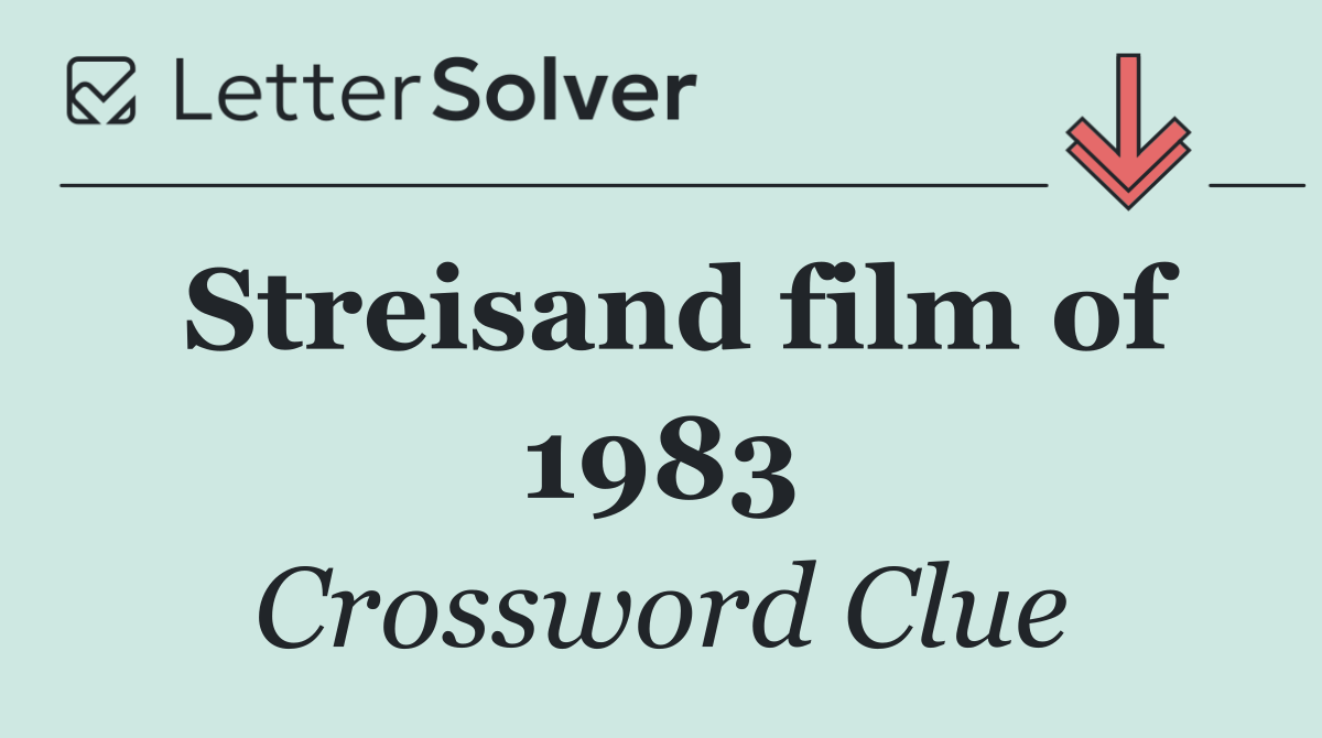 Streisand film of 1983