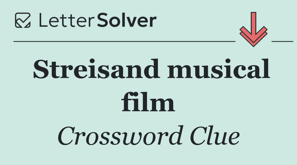 Streisand musical film