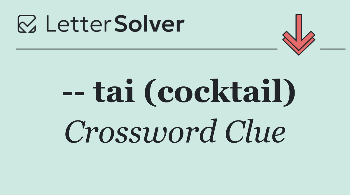    tai (cocktail)