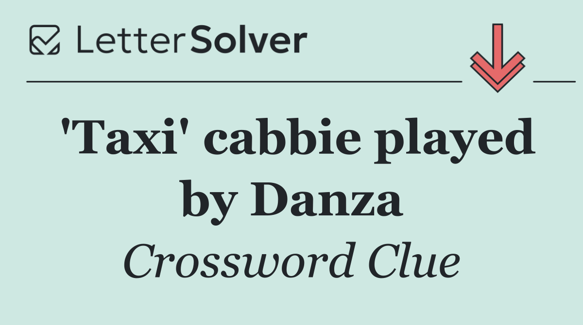 'Taxi' cabbie played by Danza