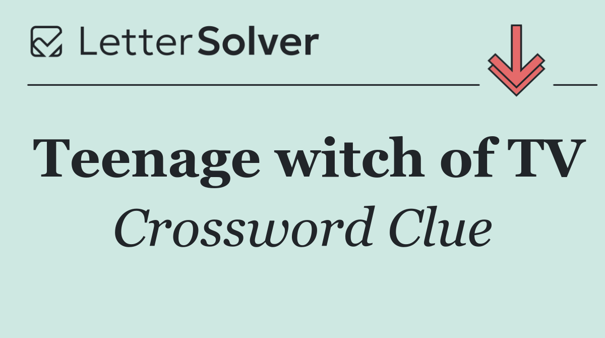 Teenage witch of TV