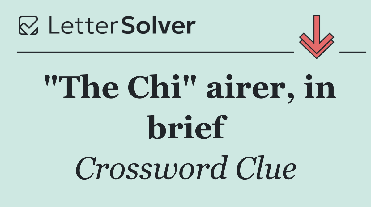 "The Chi" airer, in brief