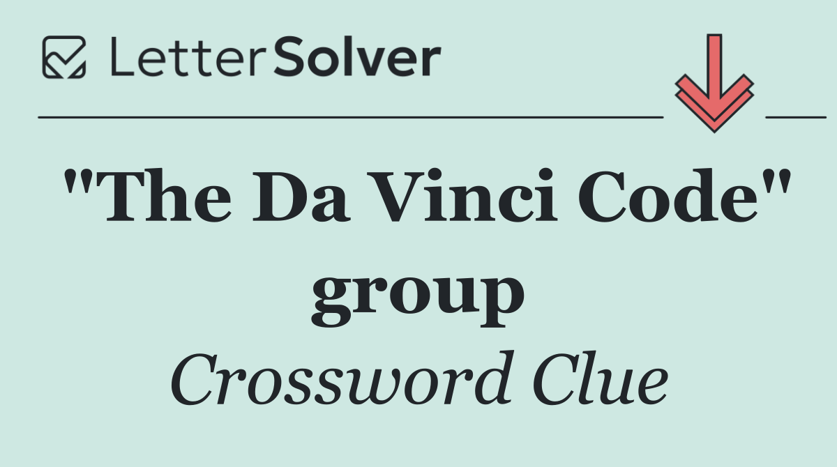"The Da Vinci Code" group