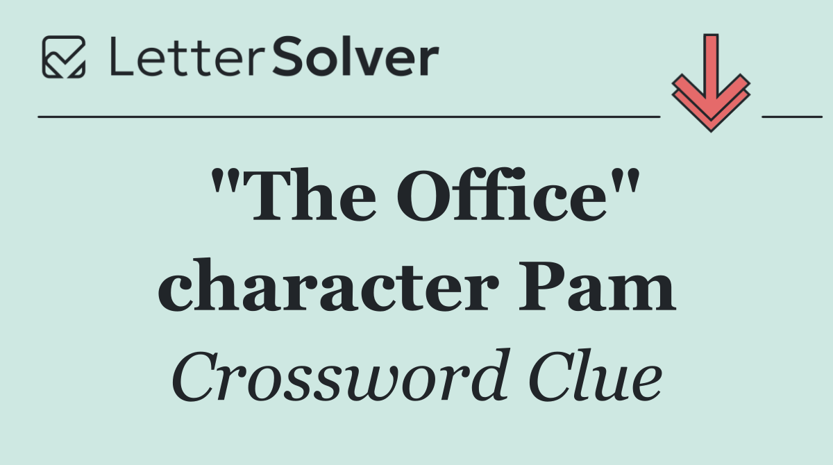 "The Office" character Pam