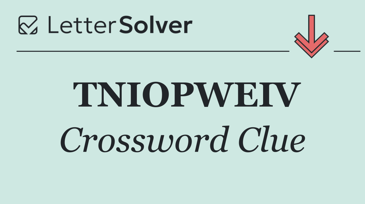 TNIOPWEIV