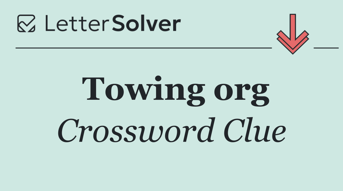 Towing org
