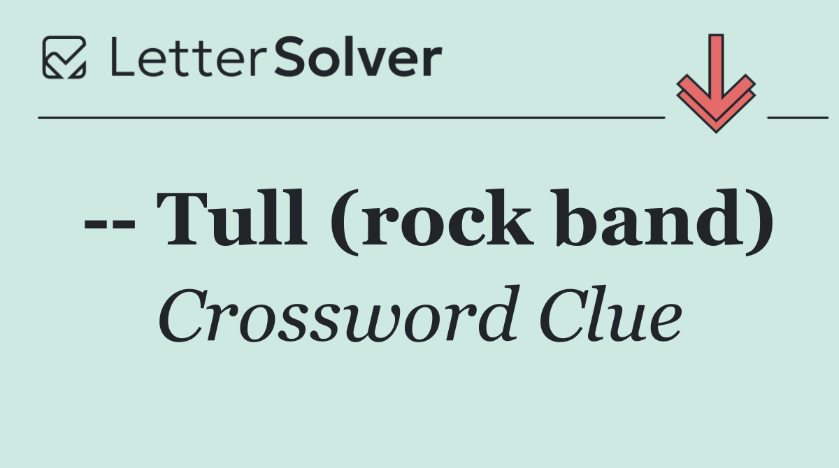    Tull (rock band)