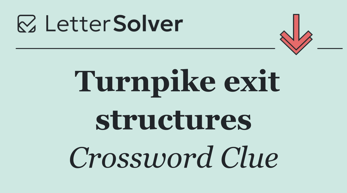 Turnpike exit structures