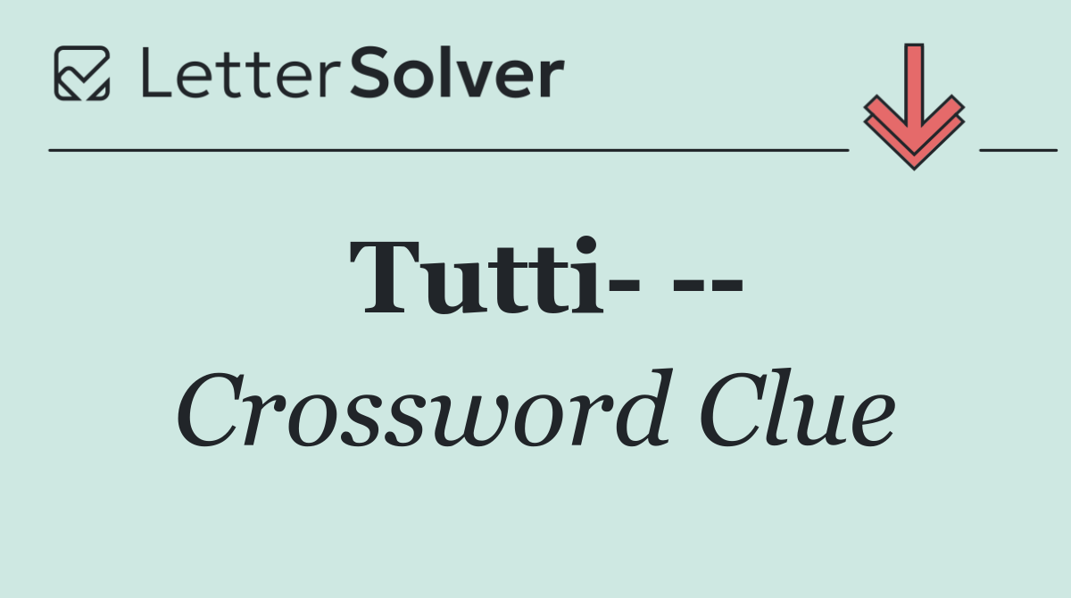 Tutti    