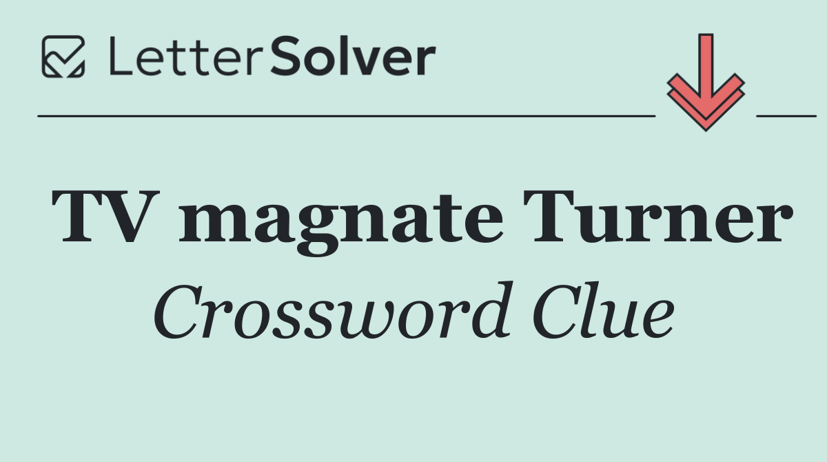 TV magnate Turner