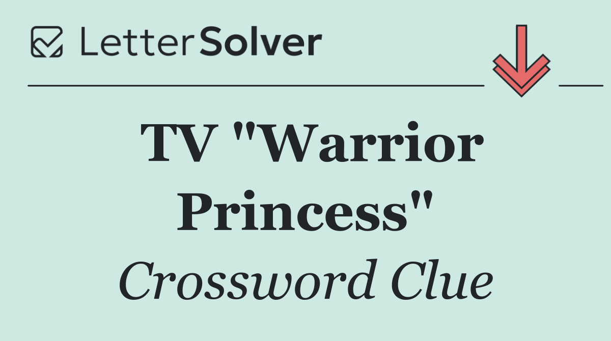 TV "Warrior Princess"