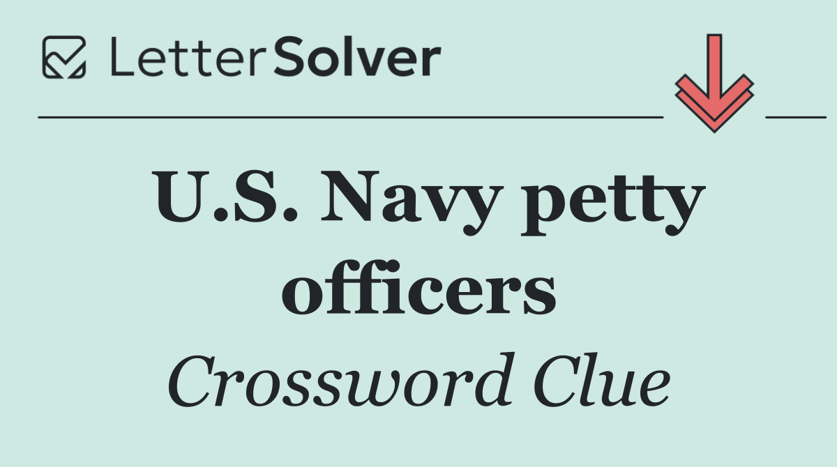 U.S. Navy petty officers