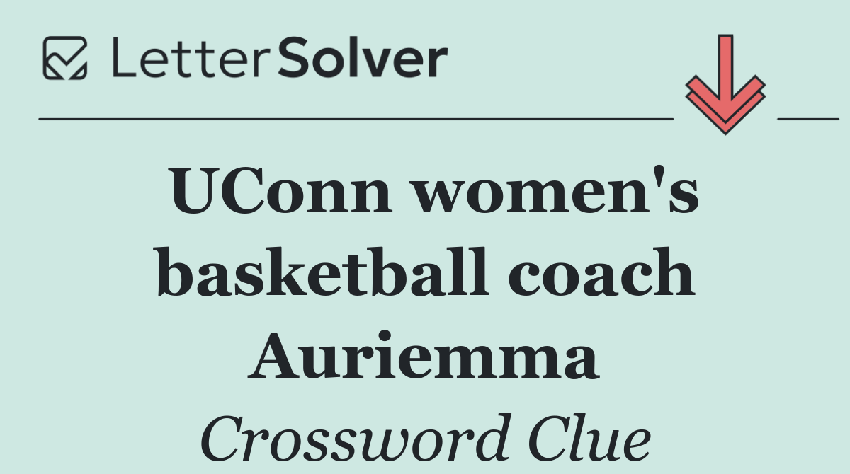 UConn women's basketball coach Auriemma