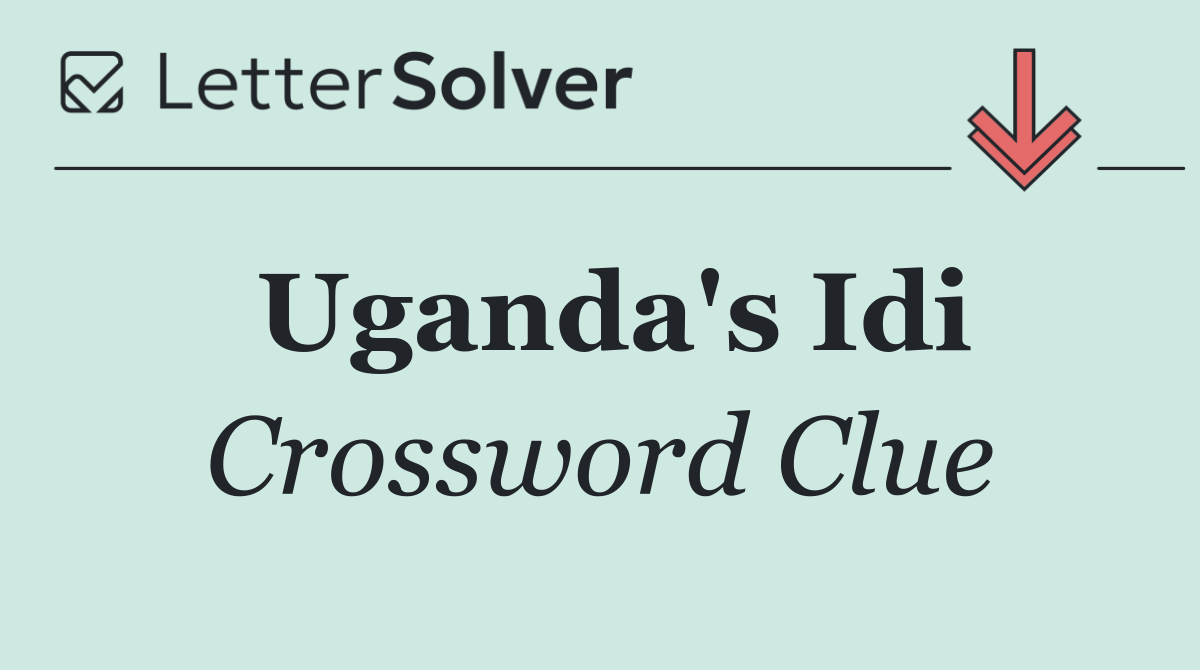 Uganda's Idi