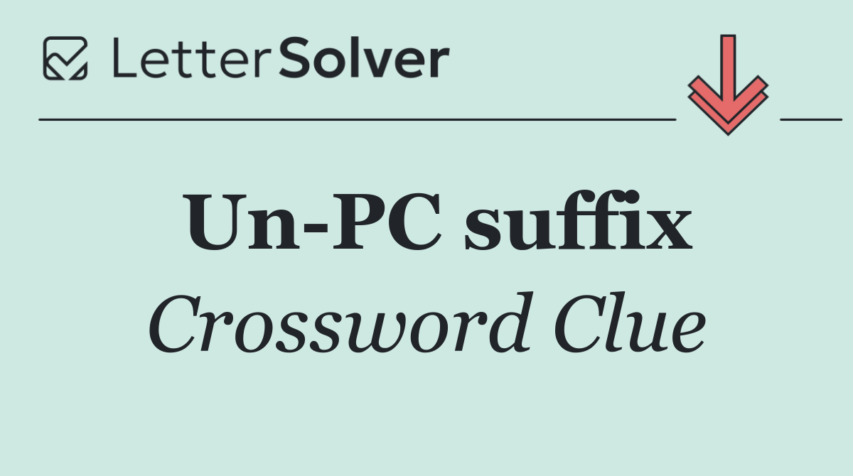 Un PC suffix