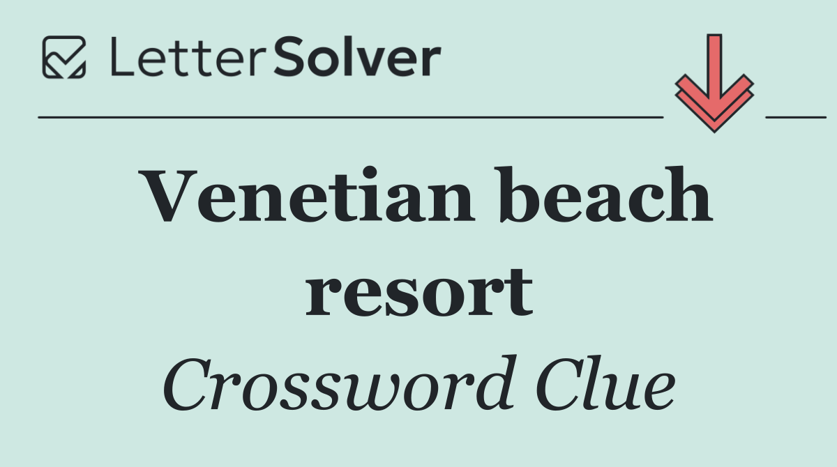 Venetian beach resort