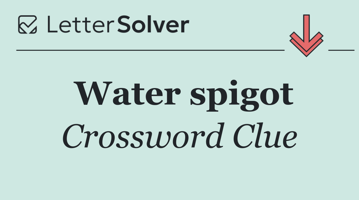 Water spigot