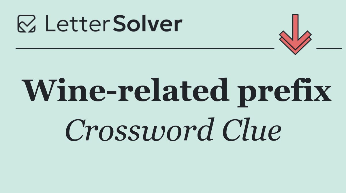 Wine related prefix